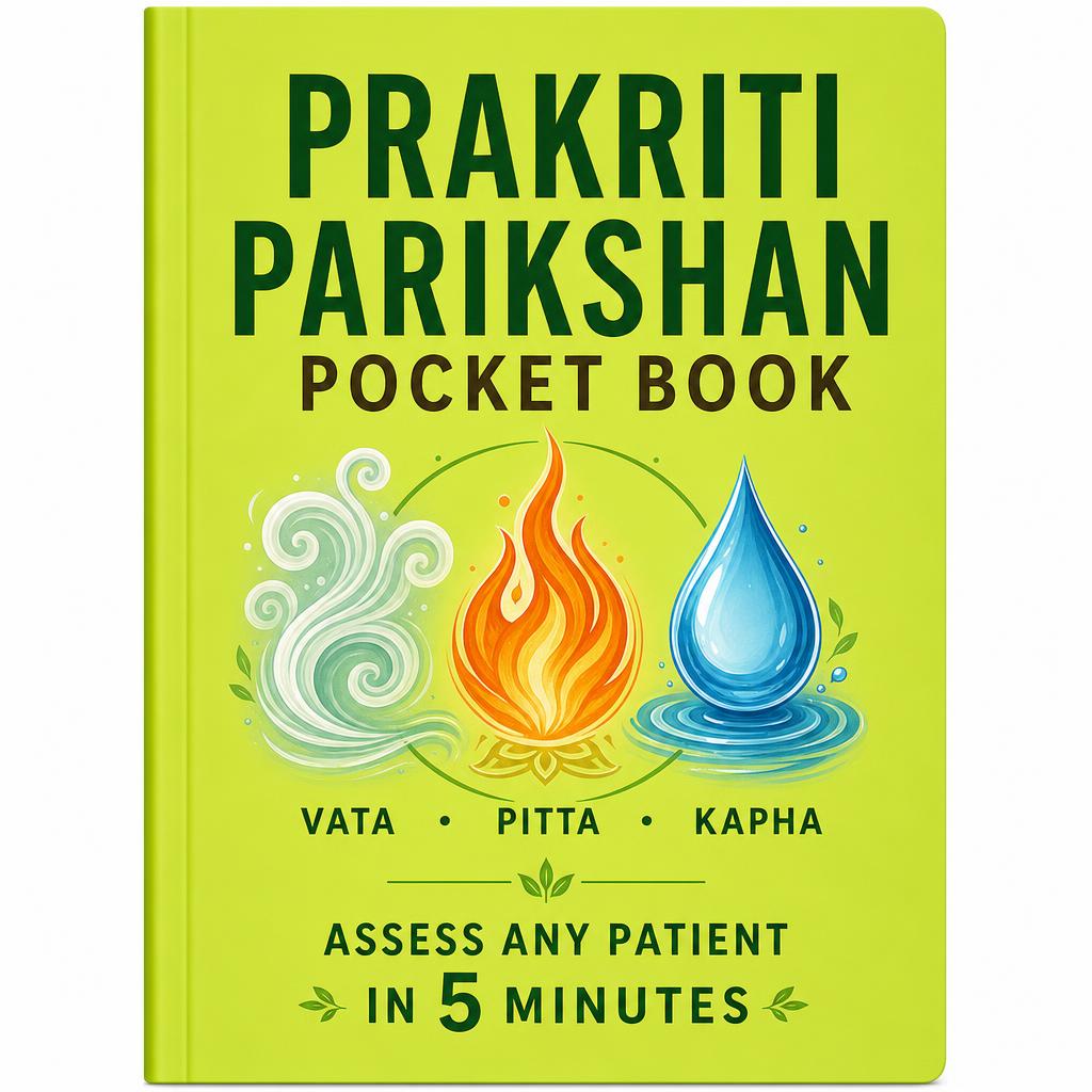Prakriti Parikshan Pocket book cover